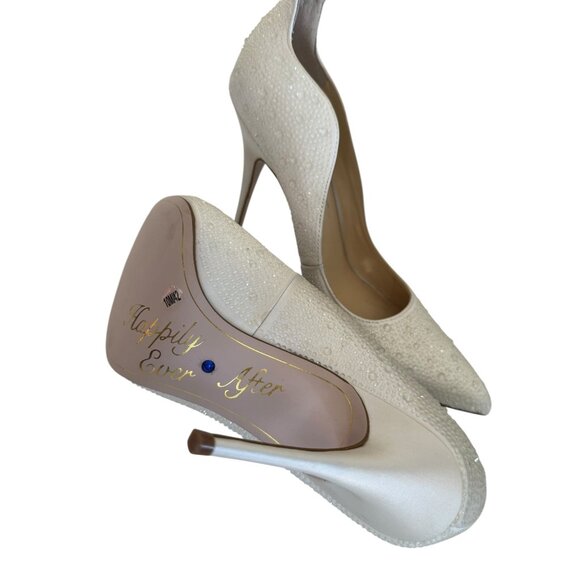 Jessica Simpson Women's Bridal Bride Wedding Heels Shoes Stiletto Size 10 - Picture 4 of 16